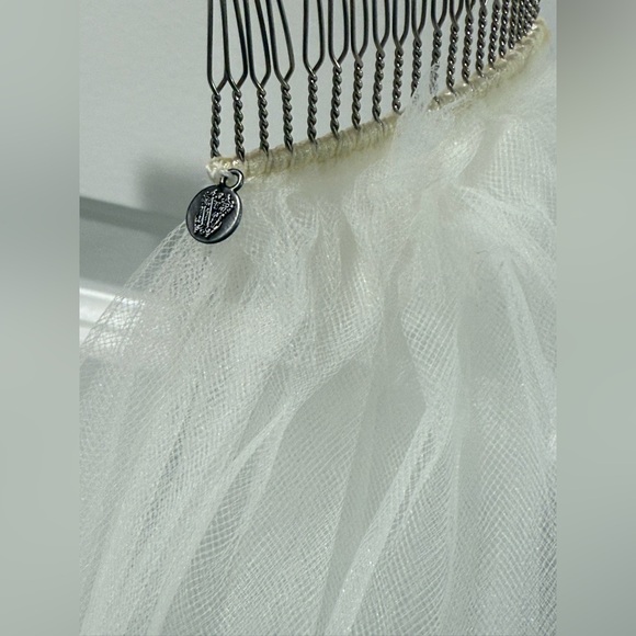 Elegant Strapless Ivory Wedding Dress - Picture 12 of 15